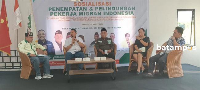 BP2MI dan Pemuda Katolik Gelas Sosialiasi Penempatan dan Perlindungan PMI