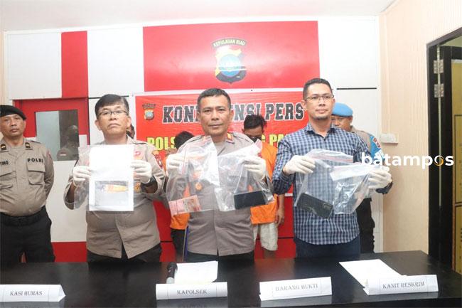 Polsek Belakangpadang Tangkap 2 Tekong PMI Ilegal