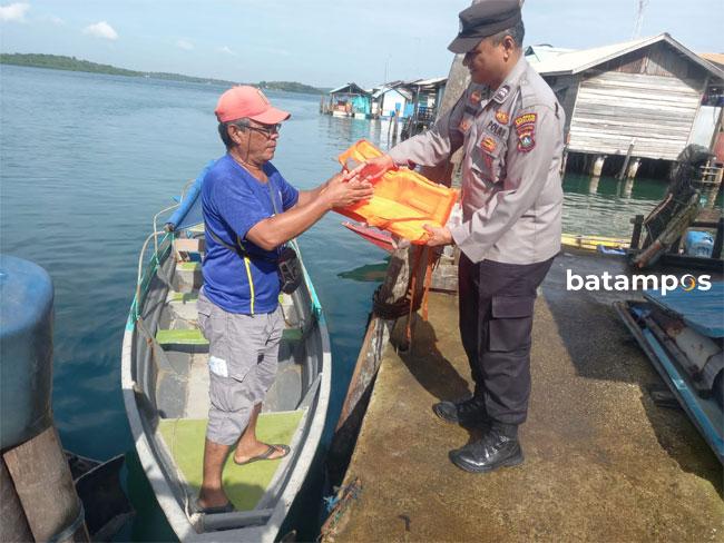 Cuaca Ekstrem, Polsek Bulang Ingatkan Nelayan Untuk Waspada