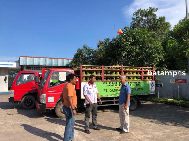 Gas LPG 3 Kg Langka, Polsek Nongsa Datangi SPBE Kabil