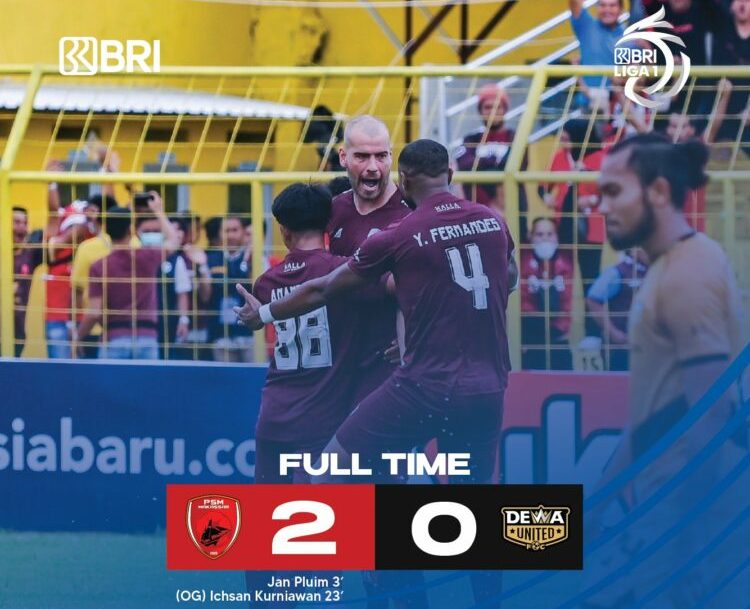 Raih 7 Kemenangan Beruntun, PSM Begitu Dominan di Liga 1