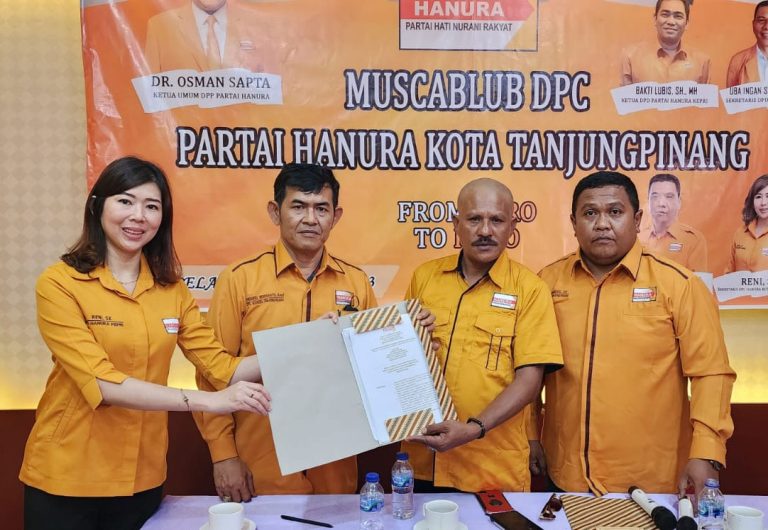 Terpilih di Muscablub, Reni Pimpin DPC Hanura Tanjungpinang