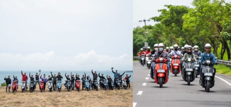 Yamaha Buktikan Gaya Riding Berkelas Bersama Grand Filano Hybrid-Connected di Pulau Seribu Pura