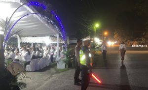 100 Personel Polres Bintan Amankan 71 Gereja Peringati Wafatnya Isa Almasih  Reporter: Slamet Nofasusanto