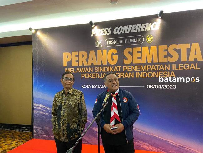 Mahfud MD Datang ke Batam, Sindikat Penempatan PMI Ilegal Pindah Tempat Ngopi