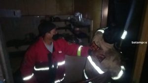 Bangunan Bekas Kantin di Komplek Perkantoran Terbakar