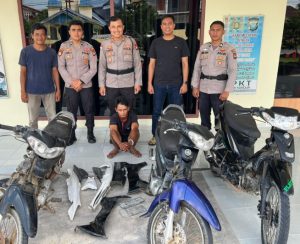 Jual Hasil Curian di Medsos, Maling Motor Diringkus Polisi