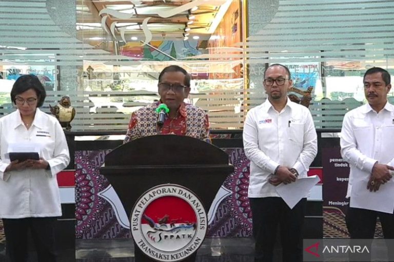 Usut Transaksi Janggal Kemenkeu, Menko Polhukam Sebut Komite TPPU Bentuk Satgas