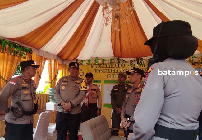 Kapolda dan FKPD Tinjau Posko Kampung Aceh dan Pengamanan Lebaran
