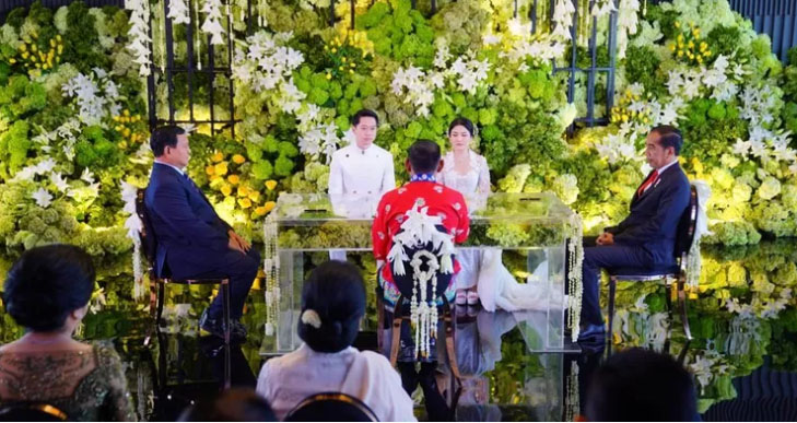 Kevin Sanjaya & Valencia Tanoesoedibjo Menikah, Jokowi dan Prabowo Jadi Saksi
