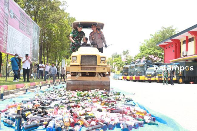 Operasi Pekat Polresta Barelang, Tindak Premanisme hingga Narkotika