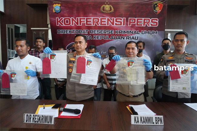 Tim Satgas Mafia Tanah Ungkap 3 Kasus Diawal 2023, 10 Orang Ditangkap