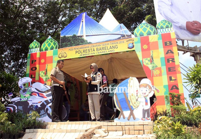 Polresta Barelang Bangun 8 Posko Lebaran