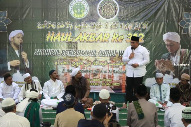 Roby Hadiri Haul Akbar Shohibul Rotib di Kijang