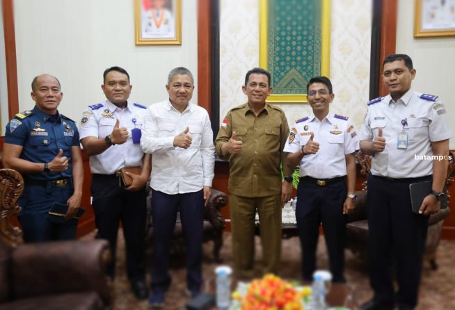 Silaturahmi dengan Kepala KSOP Tanjungpinang, Gubkepri Siap Dukung Implementasi E-ticket Pelayaran