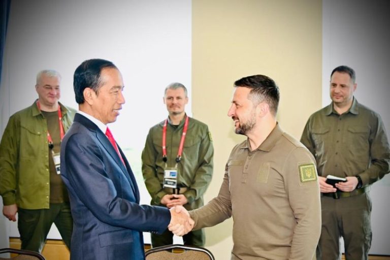 Ketemu Presiden Ukraina di KTT G7, Jokowi Tawarkan Jembatani Perdamaian