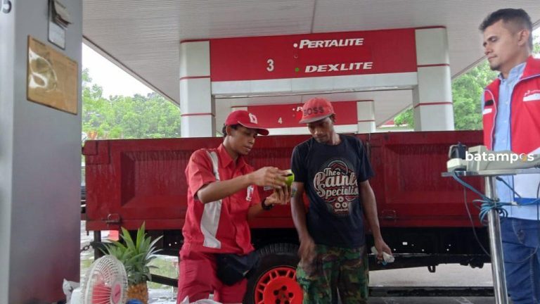 Penerapan QR Code Pembelian Solar di Batam Capai 98 Persen