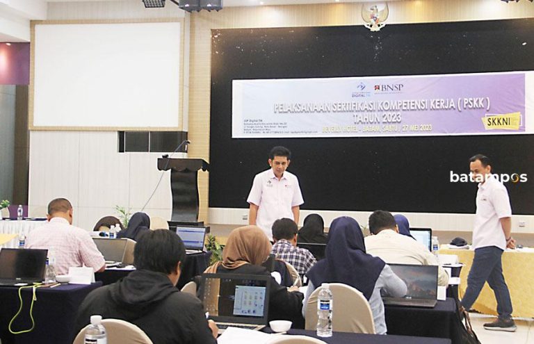 160 Peserta Ikut Uji Kompetensi Bersama Lembaga Sertifikasi Profesi Digital TIK