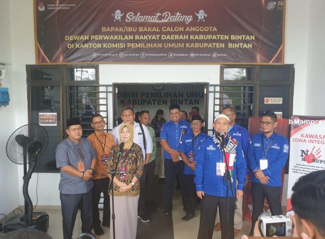 Partai Demokrat Daftarkan 4 Orang Incumbent Anggota DPRD Bintan