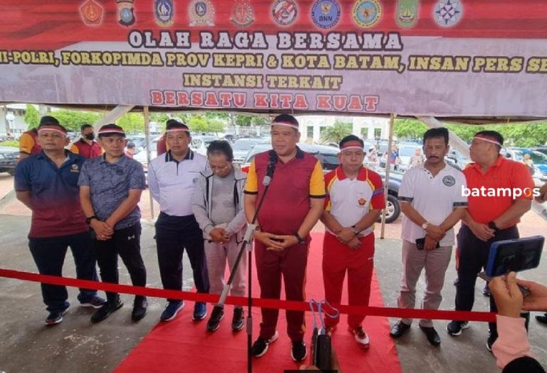 Forkompinda Batam, Polda Kepri dan Pers Olahraga Bersama