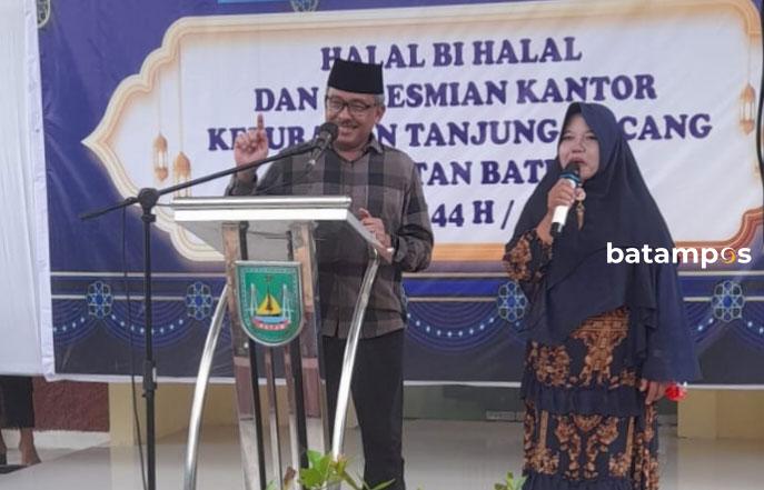 Jefridin Resmikan Kantor Kelurahan Tanjunguncang, Berharap Layanan Lebih Ditingkatkan
