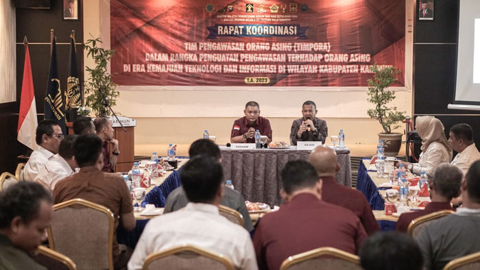 Perkuat Pengawasan Terhadap Orang Asing, Imigrasi Lakukan Rapat Koordinasi Tim Pora