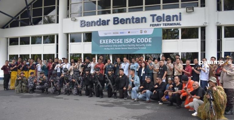Tingkatkan Sistem Keamanan, Latihan Gabungan ISPS Code Digelar di Pelabuhan Internasional BBT, Lagoi