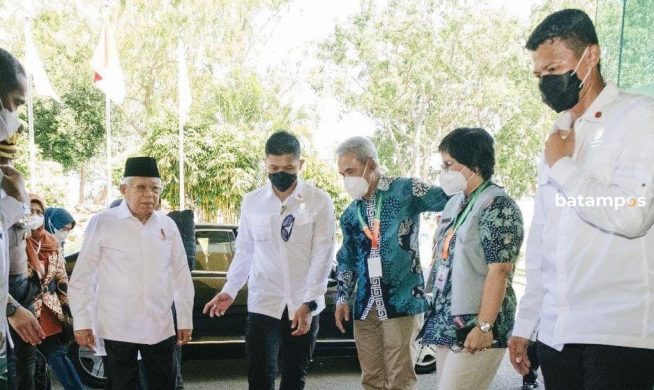 Tinjau Industri Halal di BIE, Wapres Ma’ruf Amin Dukung Ekosistem Halal di Lobam