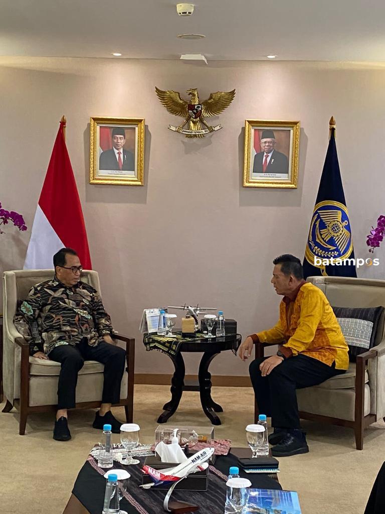 Menhub Budi Karya Sumadi  Dukung Penuh Pengembangan Bandara Raja Haji Abdullah