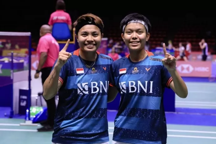 Apri/Fadia Menang Mudah di Babak Pertama Thailand Open 2023