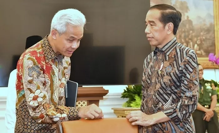 Temui Presiden Jokowi di Istana, Ganjar Bantah Bahas Urusan Politik