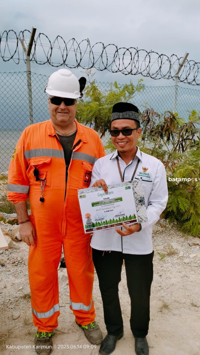 Ishak Pegawai BAZNAS Karimun, Juara Pertama Desain di PT Saipem