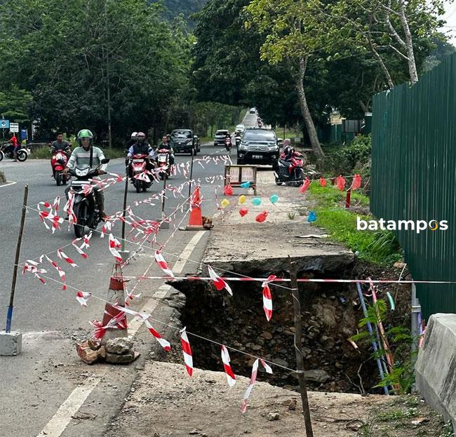 Gorong-gorong yang Rusak di Turunan Bukit Daeng Segera Diperbaiki