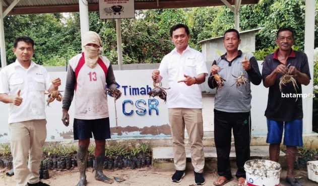 PT Timah Tbk Bina Kelompok Tuah Ketam, Mendorong Kemandirian Ekonomi Nelayan Desa Sawang Laut