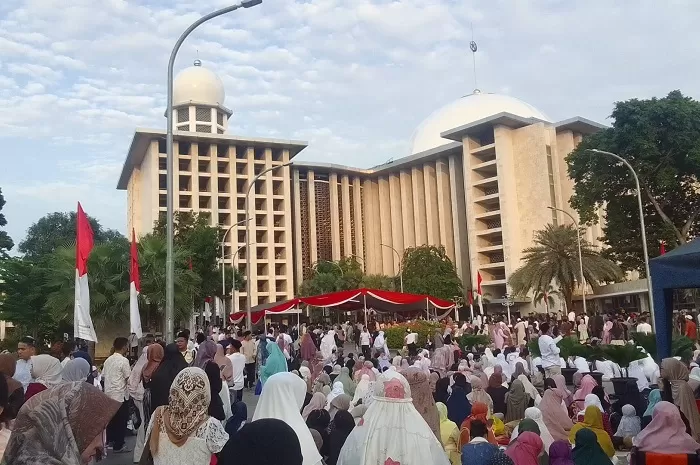 Presiden Jokowi dan Wapres Ma’ruf Amin Salat Idul Adha 1444 H di Masjid Istiqlal