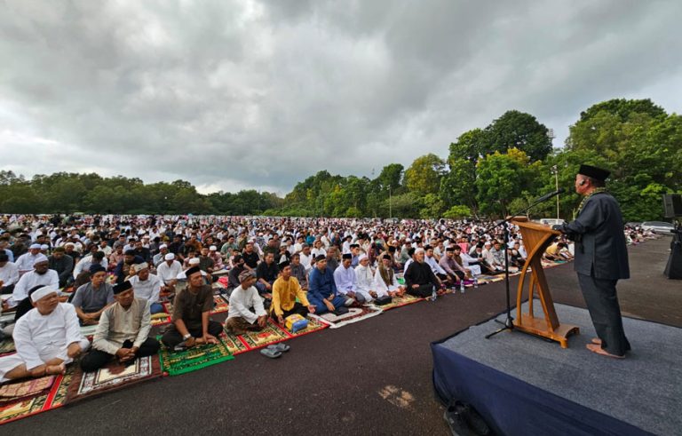 Salat Idul Adha Muhammadiyah di Temenggung Abdul Jamal, Batam