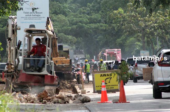 Pemko Batam Kembali Lanjutkan Proyek Pelebaran Jalan di Batuaji