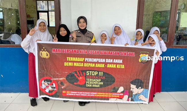 Polsek Belakangpadang Sosialisasi ke Sekolah-sekolah untuk Mencegah Kekerasan Seksual Pada Anak