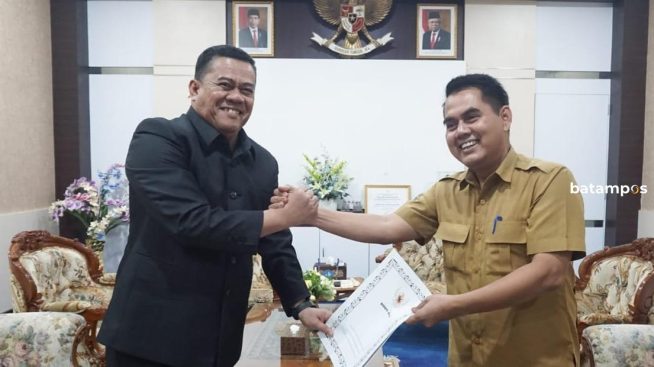 Kadiskominfo Bintan, Nafriyon Jabat Plt Kadis PMD Bintan