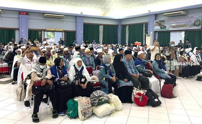 Jemaah Haji Bintan Tiba di Tanah Air