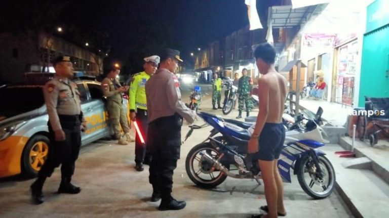 Razia Knalpot Brong di Sekupang, Polisi Sita 25 Sepeda Motor