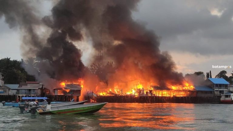 Sering Terjadi Kebakaran, Pemko Batam Akan Siagakan Pompa di Pulau Buluh
