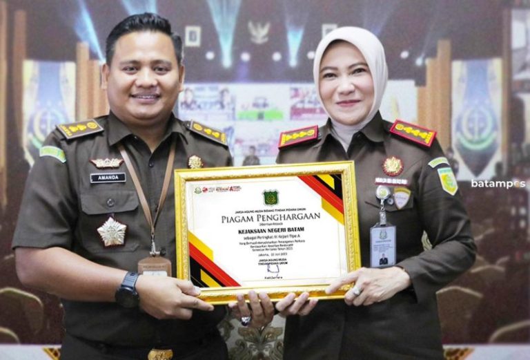 Hentikan 25 Kasus Lewat RJ, Kejari Batam Kembali Raih Penghargaan