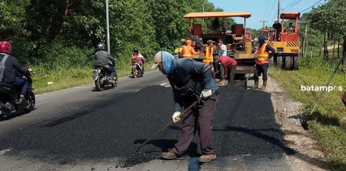 Pemprov Kepri Gesa Proyek Jalan di Batam