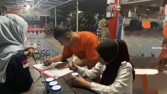 50 Warga Binaan Rutan Karimun Jalani Tes Urine