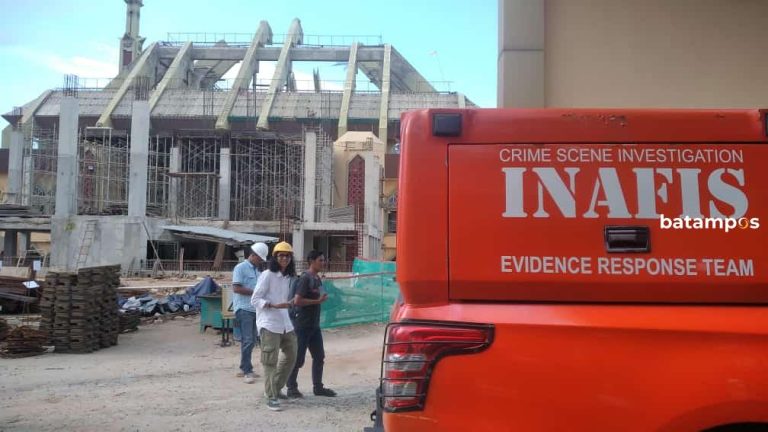 Polisi Periksa Saksi dan Kontraktor Proyek Revitalisasi Masjid Agung Batam