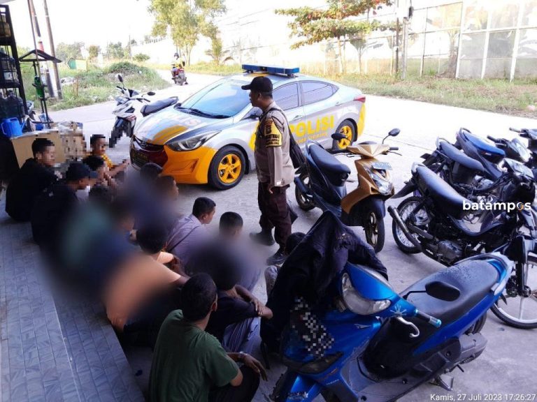 Polsek Sagulung Amankan Belasan Siswa, Penyebabnya Begini