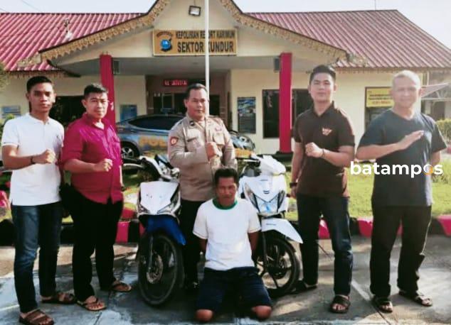 Polsek Kundur Ringkus Suami Istri Maling Motor Jamaah Masjid