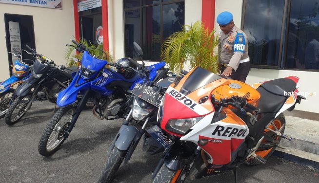 Propam Jaring Sepeda Motor Milik Anggota Polres Bintan