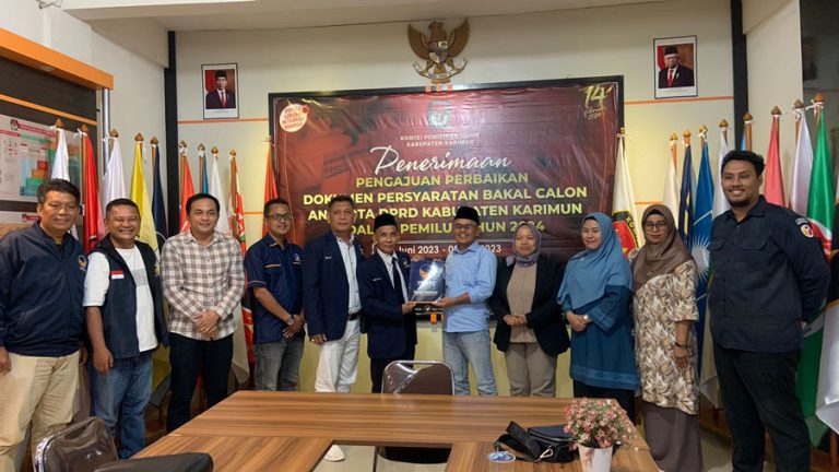 Ketua KPU Karimun: Hanya Partai Umat Tidak Lakukan Perbaikan Berkas Bacaleg